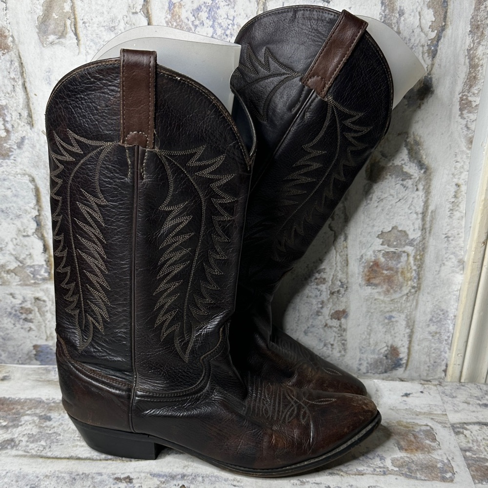 Vintage Justin Diamond J Western Boots